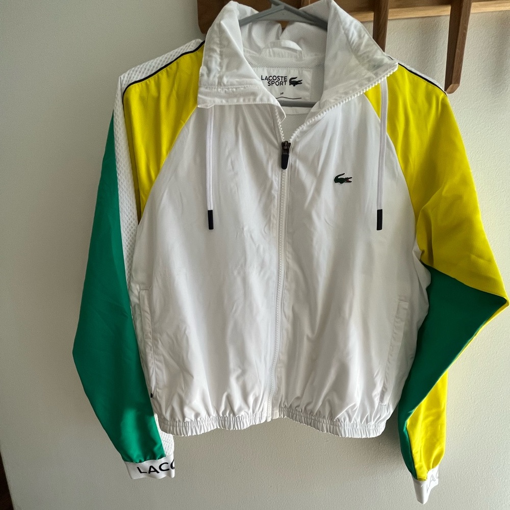 Lacoste lined windbreaker